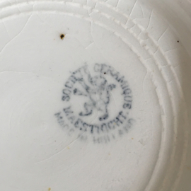 AW20110606 Old classic batter bowl stamp - Société Céramique Maestricht - period: 1900-1957 in beautiful condition! Size: 12 cm. high / 23 cm. cross section.