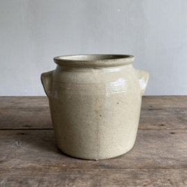 AW20111174 Old French pot of grès earthenware in beautiful condition! Size: 19 cm high / 16.5 cm cross section