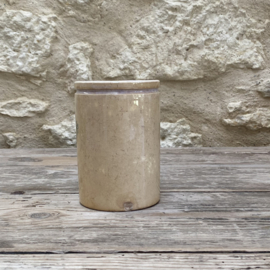 AW20111196 Antique French confiture jar - Félix Potin Paris - (see photos for details) in beautiful buttered condition! Size: 13.5 cm high / 9 cm cross section