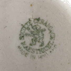 AW20110667 Old bowl content 1.5 liter stamp - Société Céramique Maestricht made in Holland - in perfect condition! Size: 11 cm. high / 19.5 cm / diameter.