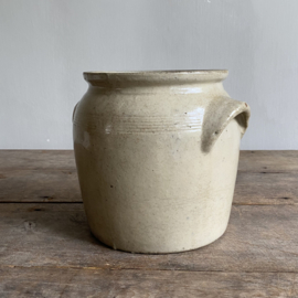 AW20111174 Old French pot of grès earthenware in beautiful condition! Size: 19 cm high / 16.5 cm cross section