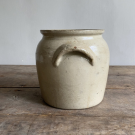 AW20111174 Old French pot of grès earthenware in beautiful condition! Size: 19 cm high / 16.5 cm cross section