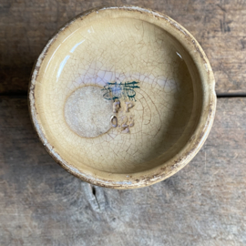 AW20111196 Antique French confiture jar - Félix Potin Paris - (see photos for details) in beautiful buttered condition! Size: 13.5 cm high / 9 cm cross section