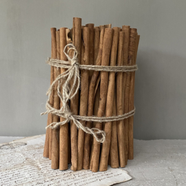 OV20110762 Large bundle of scented cinnamon sticks for decorative use. Size: 20 cm. high / +/- 16 cm. cross section