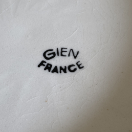 AW20111075 Oude Franse zalfpot stempel - Gien France - periode 1960-1971 in prachtige staat! Afmeting: 9 cm hoog /  13 cm doorsnede.