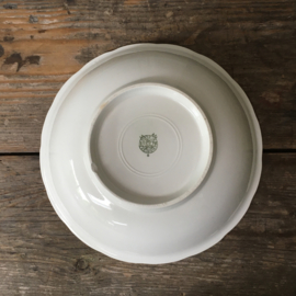 AW20110671 Set of 4 old serving dishes - 2 smaller with stamp Boch Freres Belgium & 2 larger with stamp Royal Sphinx P. Regout Maastricht in beautiful condition!