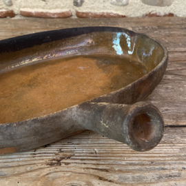 AW20111217 Antique French oven dish size 5 period: 19th century in beautiful condition! Size: 31 cm long / 20 cm wide / 5 cm high