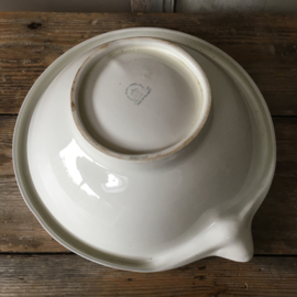 AW20110568 Old Belgian cream bowl stamp - Nimy - in beautiful condition! Size: 12 cm. high / 34.5 cm. cross section.