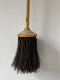 IH011 Handmade broom of oiled birch and Arenga   Fiber. Pick up at my store only.