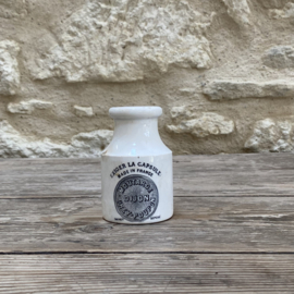 AW20111245 Antique French Grey-Poupon Dijon mustard pot stamp - Digoin & Sarreguemines - period: 1875-1900. In beautiful weathered condition, see photos for details. Size: 9.5 cm high / 6 cm cross section (bottom)