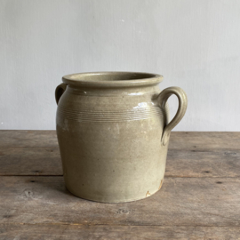 AW20111166 Old French pot of grès earthenware in beautiful condition! Size: 21 cm high / 18 cm cross section.