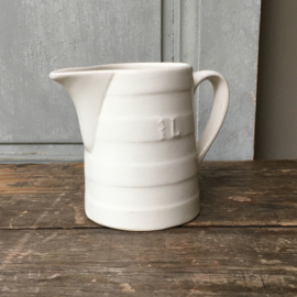 AW20110692 Oude Belgische bandenkan 1/2 liter stempel - Boch la Louviere - periode: 1963 in perfecte staat! Afmeting: 11,5 cm. hoog / 8 cm. doorsnede