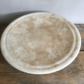 AW 20110609 Old cake plate stamp - Société Céramique Maestricht - period: 1900-1957 - Beautifully buttered and in perfect condition! Size: 11 cm. high / 33 cm. cross section.