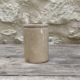 AW20111196 Antique French confiture jar - Félix Potin Paris - (see photos for details) in beautiful buttered condition! Size: 13.5 cm high / 9 cm cross section