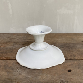 AW20110914 Antieke compotiere stempel - P.Regout & Co Maastricht - periode:  1883-1900 in perfecte staat! Afmeting:  14 cm. hoog /  26,5 cm. doorsnede (t/m de greepjes)