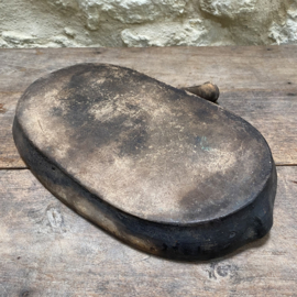 AW20111266 Antieke Franse ovenschaal maat no: 3 in prachtige staat! Afmeting:  38,5 cm lang / 21,5 cm breed /  5 cm hoog.