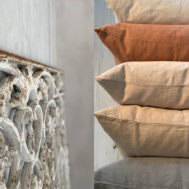Couleur Chanvre pillowcases made in France manufactured from 100% French ecological hemp.
