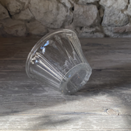 OV20111084 Antieke Franse confiturepot van mondgeblazen glas in prachtige staat! Afmeting: 8 cm hoog /  12,5 cm doorsnede