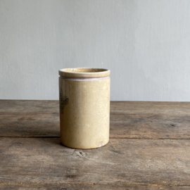 AW20111196 Antique French confiture jar - Félix Potin Paris - (see photos for details) in beautiful buttered condition! Size: 13.5 cm high / 9 cm cross section
