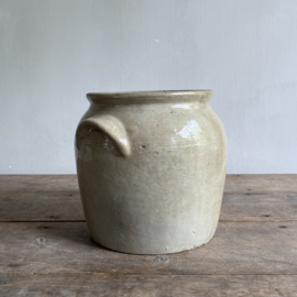 AW20111167 Old French pot of grès earthenware numbered 5 in beautiful condition! Size: 21.5 cm high / 18 cm cross section