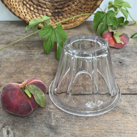 OV20110759 Large antique French confiture jar of mouth-blown glass in beautiful condition! Size: 9.5 cm. high / 12.5 cm. cross section