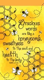 Small Kladblok - Jotter Pads - J121 - Gracious words are like honeycomb ISBN:5060427975201