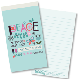Small Kladblok - Jotter Pads - J131 - Peace be to your house ISBN:5060427977991