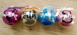 Kerstballen met naam