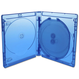 Viva Elite Boîtier 8 Blu-Ray, couleur: bleu transparent - épaisseur 25 mm