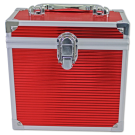 Walvis Products® 7" Vinyl Storage Case - capacity: approx. 35 units singles - red