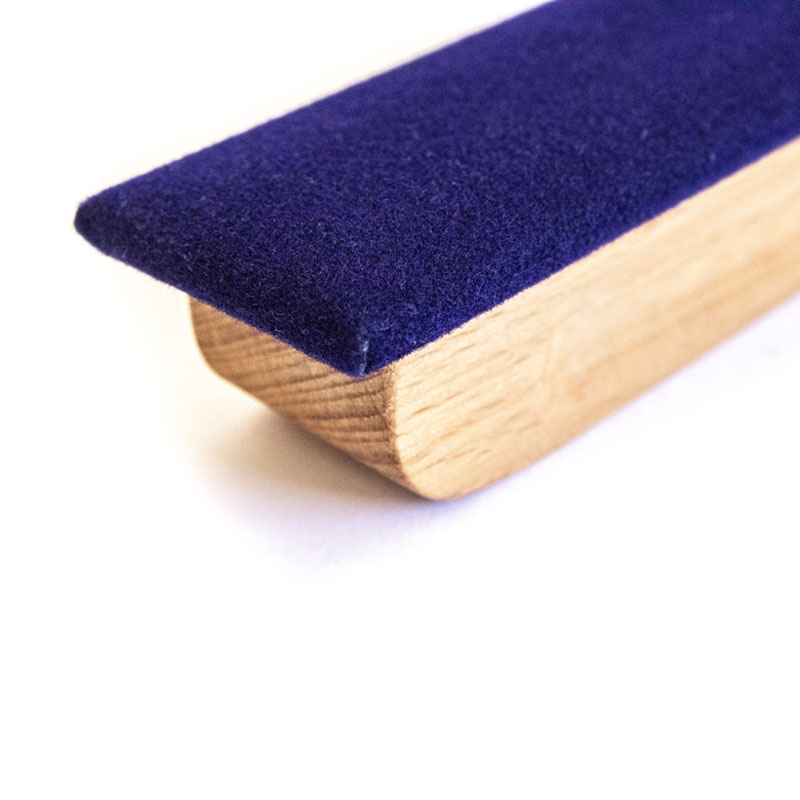 Simply Analog Velvet Record Brush | Natural Oak