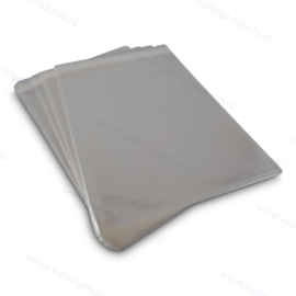 100-pack - Clear Cellophane Sealbags for DVD's in boxes, with resealable flap