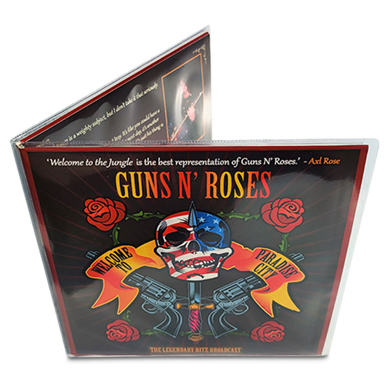 Gatefold grammofoonplaten beschermhoes voor 2 Mini-LP's, glashelder pvc, dikte 0.18mm.