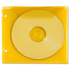 1 CD/DVD Binder Sleeve – Yellow