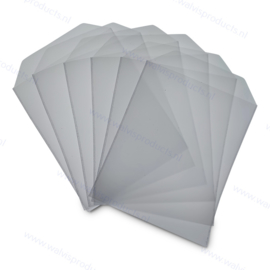 1DVD PP Sleeve with flap, transparent (148 x 188 mm)