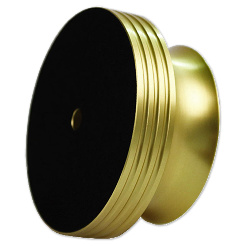 Stabilisateur palet presseur pour platine vinyle 415 grammes couleur: l'or