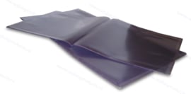 Gatefolder Schutzhülle für 2 Singles, glasklares PVC, Dicke 0.18 mm.