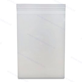 100-pack - Clear Cellophane Sealbags for DVD's in boxes, with resealable flap