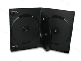 Multi-pack 15 mm 3-DVD box, colour: black