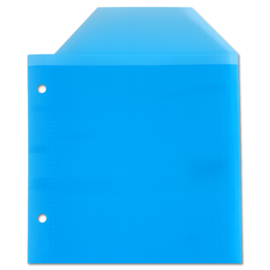 1 CD/DVD Binder Sleeve – Blue