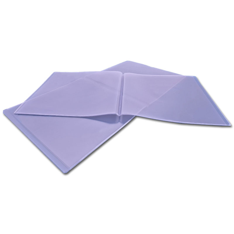 Gatefold grammofoonplaten beschermhoes voor 2 Mini-LP's, glashelder pvc, dikte 0.18mm.