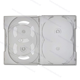 Scanavo Standard 14 mm - 5-Disc Overlap ™ 5er DVD Hülle - Transparent