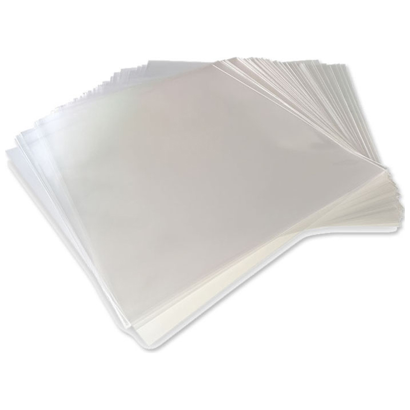 100-pack - 12" BOPP Vinyl Record Blake Sleeves, without flap, thickness 50 micron