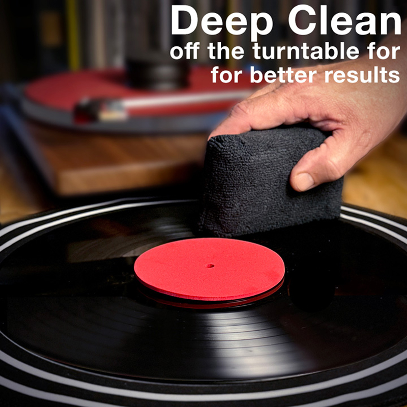 3-pack - GrooveWasher Microfiber Fabric Covered Cleaning Pad