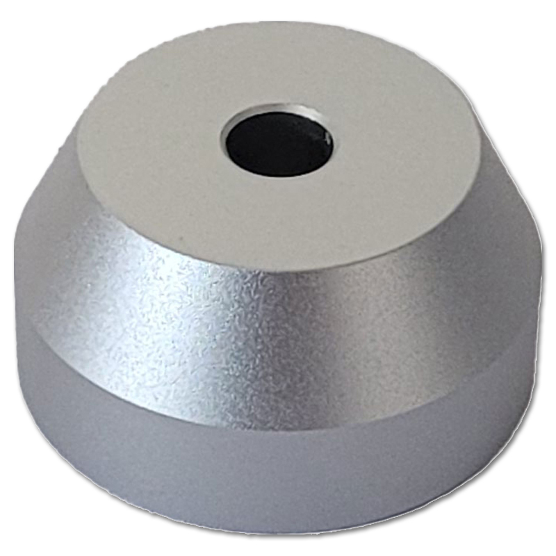 Aluminium 45 RPM Single Puck - kegelvormig