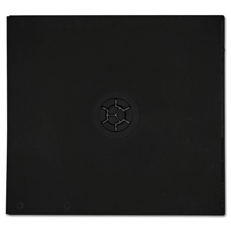 PP standaard (dikte: 9mm.) 2 CD doosje, zwart