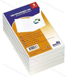 5-pack Standard 1-UMD (Universal Media Disc) Cases, colour: transparent