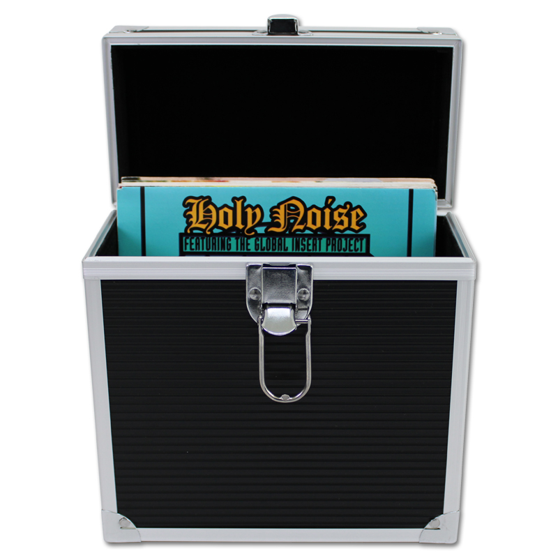 Walvis Products® 7" Vinyl Platenkoffer - voor ca. 35 Singles - kleur: zwart