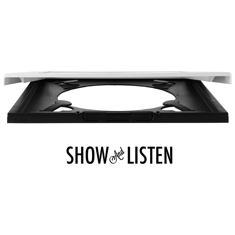 Snap Show & Listen Wissellijst voor 1 LP, kleur: wit