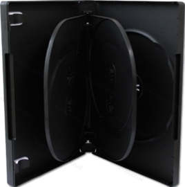 Multi-pack 21mm 5 DVD box, colour: black